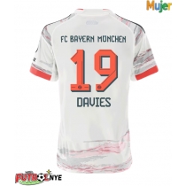 Camiseta Bayern Munich Alphonso Davies #19 Visitante Equipación para mujer 2025-26 manga corta